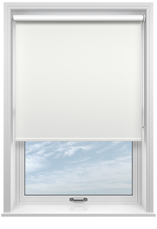 Rimini (FR Blackout), Arctic White - Twist&Fit Roller Blind
